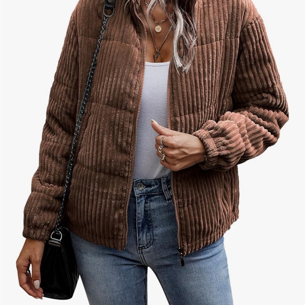 Amazon Women's Chocolate Puffer Jacket